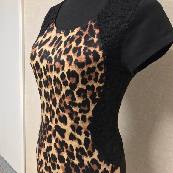 BAILEYBLUE CHEETAH PRINT SEXY DRESS - Picture 2 of 8